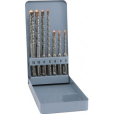 Набор из 7 перфораторных сверл для бетона, кирпича и камня SDS+, F4 Forte, KM7, ALPEN [0000500007100]