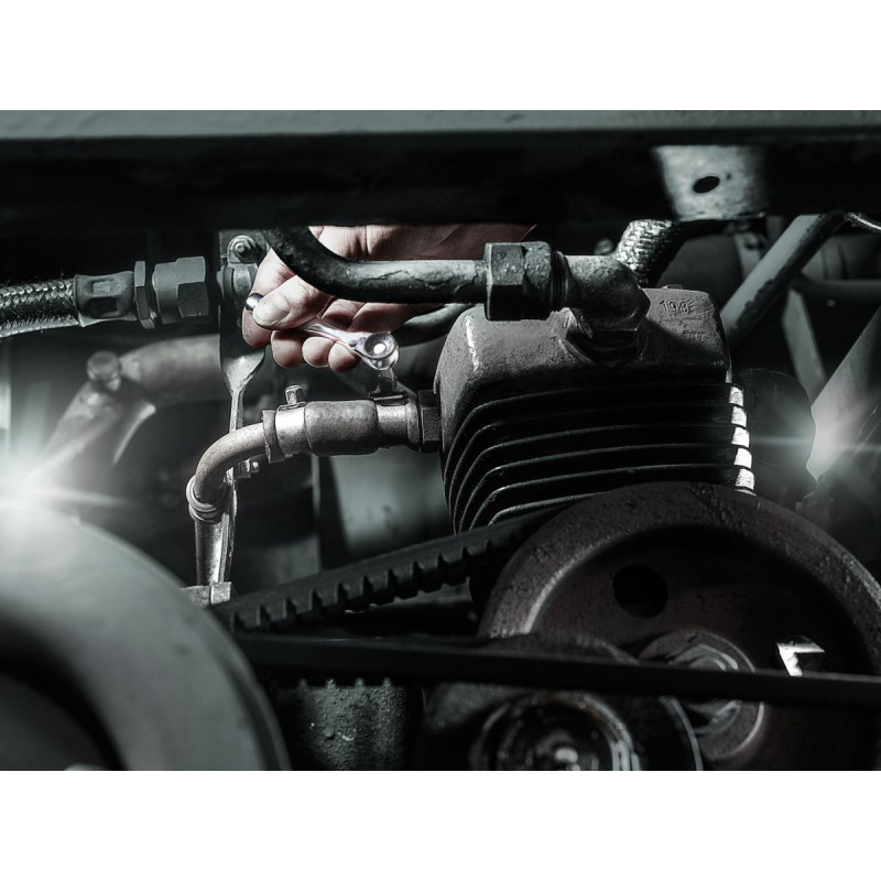 Тріскачковий ключ Zyklop Mini 1 для шестигранника 1/4 / квадрата 1/4, 60 зубців, 87 мм, 8001 A Wera [05073230001]