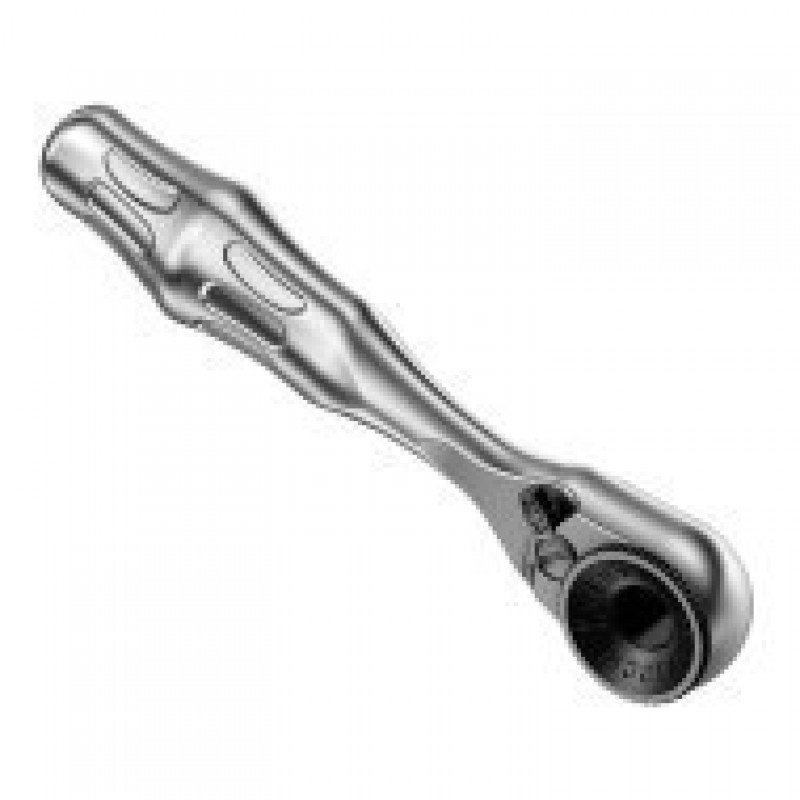 Тріскачковий ключ Zyklop Mini 1 для шестигранника 1/4 / квадрата 1/4, 60 зубців, 87 мм, 8001 A Wera [05073230001]