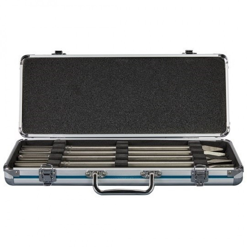 Набір із 5 зубил SDS-max та гострих насадок у футлярі, Makita [D-42472]