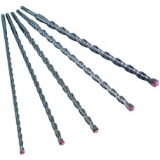 Набір з 5 довгих твердосплавних свердел для бетону SDS+, 600 мм, F4, Alpen [1088709005100]