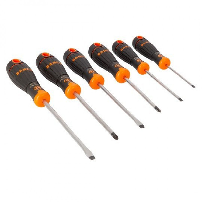 Набор из 6 отверток для шлицевых и PH-винтов, BAHCOFIT Bahco [B219.006]