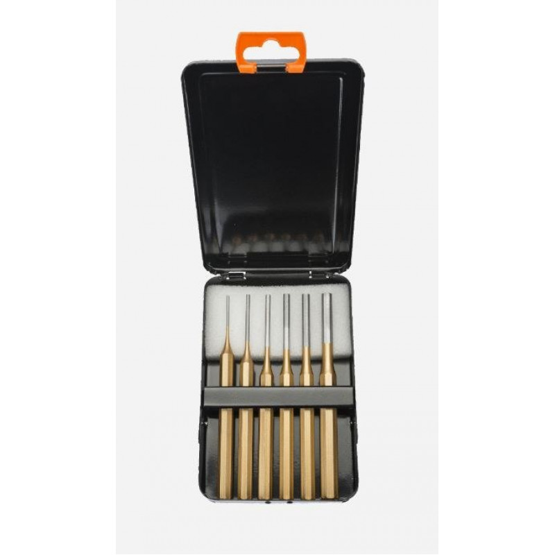 Набор из 6 пробойников, диаметр 2, 3, 4, 5, 6, 8 мм, BAHCO [3734S/6]