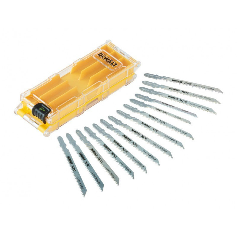Набор полотен для лобзика DeWalt, 14 предметов, для резки дерева, ламината и пластика [DT2298-QZ]
