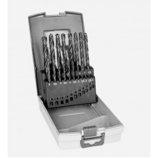 Набор из 19 сверл HSS-R по металлу 1-10 мм, BAHCO [4515-SET-19]