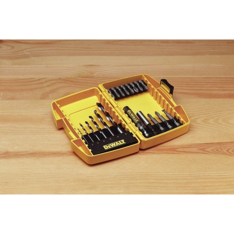 Набір з 21 шт. біт 1/4 + свердла HSS-G EXTREME2, DeWALT [DT7921-QZ]