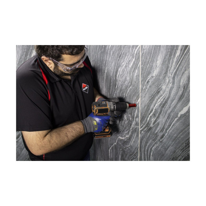 Алмазное сверло для керамической, керамической, фарфоровой плитки, 12 мм, DryGres 4Drill Wonder, Rubi [05927]