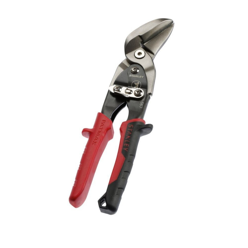 Левосторонние рычажные ножницы, изогнутые, для резки листового металла, Stanley [2-14-567]
