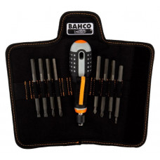 Викрутка ERGO™ зі змінними насадками, Bahco [BE-8572] 9 предметів
