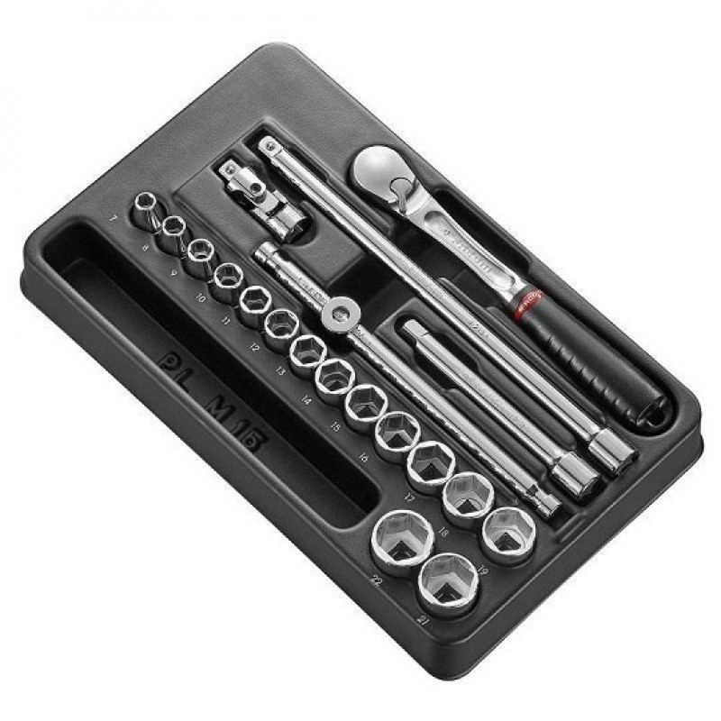 Візок для майстерні з 8 шухлядами червоного кольору з 22 вставками на 215 інструментів, JETCM215BNL, Facom [JETCM-RED-215]