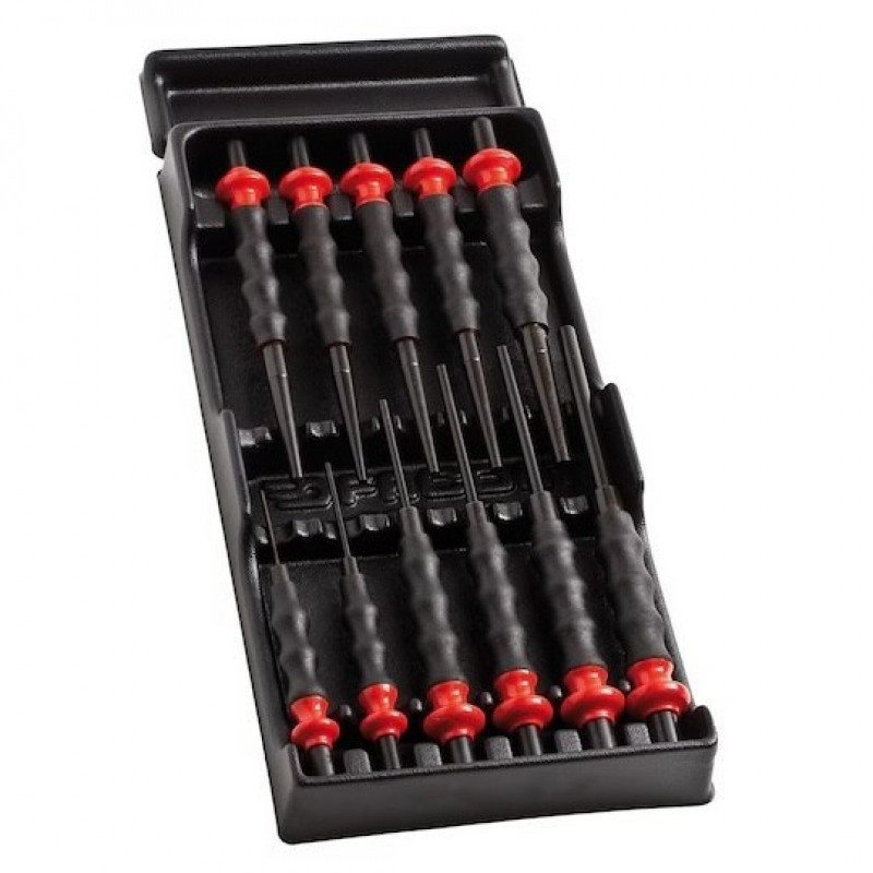 Візок для майстерні з 8 шухлядами червоного кольору з 22 вставками на 215 інструментів, JETCM215BNL, Facom [JETCM-RED-215]