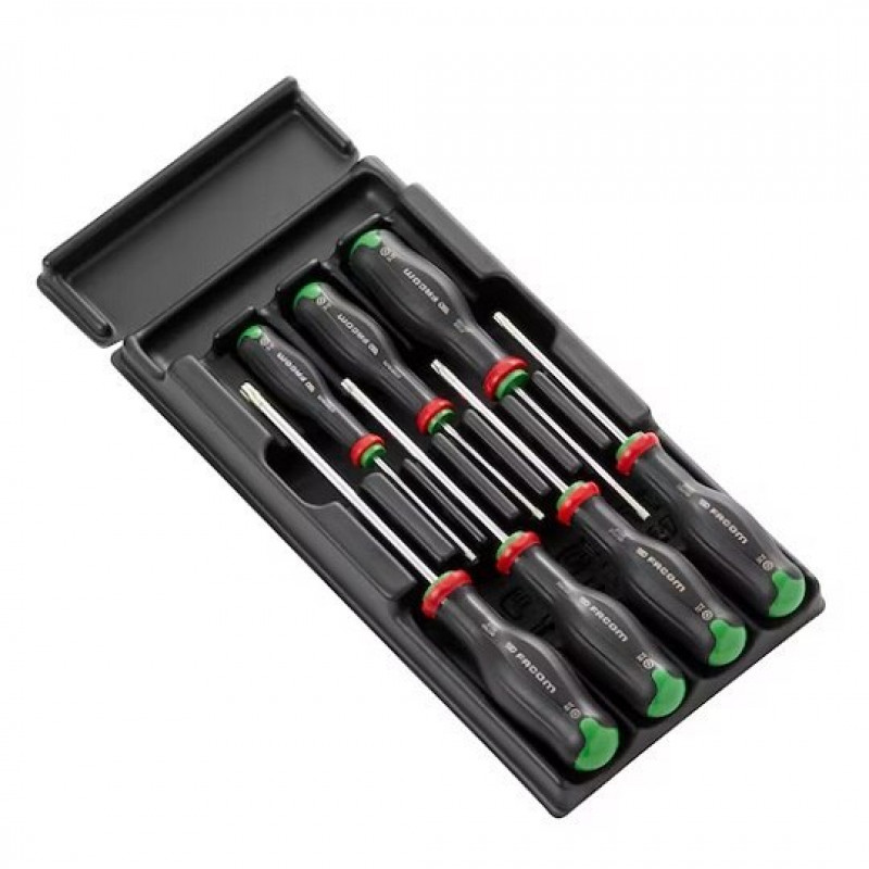 Візок для майстерні з 8 шухлядами червоного кольору з 22 вставками на 215 інструментів, JETCM215BNL, Facom [JETCM-RED-215]