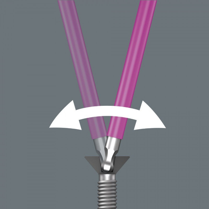 Набір шестигранних торцевих ключів з нержавіючої сталі для гвинтів Hex-Plus Multicolor Stainless Wera [05022669001]