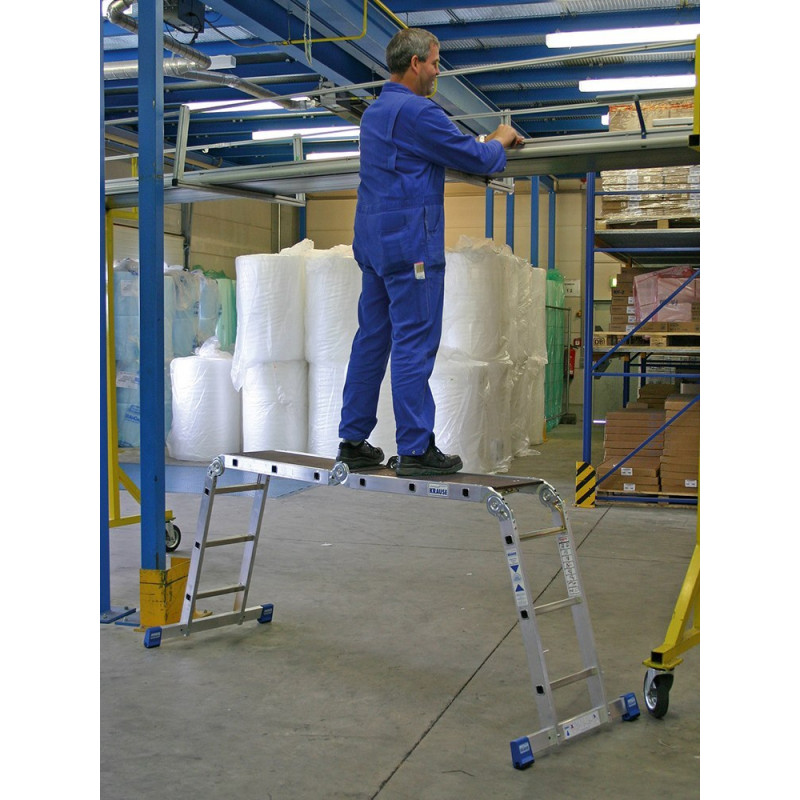 Універсальна шарнірна драбина, 4x3 щаблі, STABILO PROFESSIONAL KRAUSE [123909]