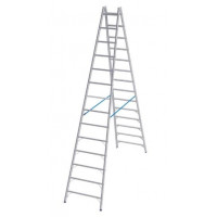 Двосторонні драбини 2x16 сходинок, STABILO PROFESSIONAL KRAUSE [801746]
