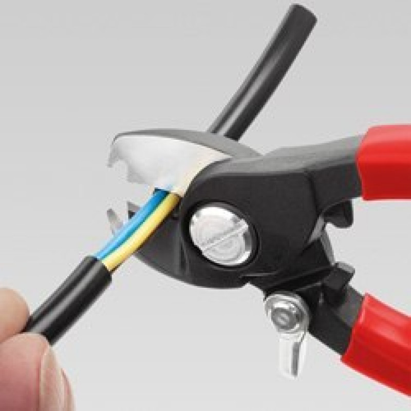 Ножиці для різання та зачистки кабелю 165 мм KNIPEX [95 41 165]