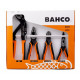 Комплект: 8224 регулируемые плоскогубцы + 2430 длинногубцы + 2628 комбинированные плоскогубцы + 2101G бокорезы, ERGO, Bahco [9897]