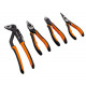 Комплект: 8224 регулируемые плоскогубцы + 2430 длинногубцы + 2628 комбинированные плоскогубцы + 2101G бокорезы, ERGO, Bahco [9897]