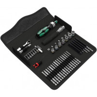 Набор инструментов 1/4 бит, головок и сверл с тестером напряжения Kraftform Kompakt H 1 для дерева Wera [05135939001]