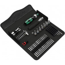 Набір інструментів 1/4 біт, головок та свердел з тестером напруги Kraftform Kompakt H 1 для дерева Wera [05135939001]