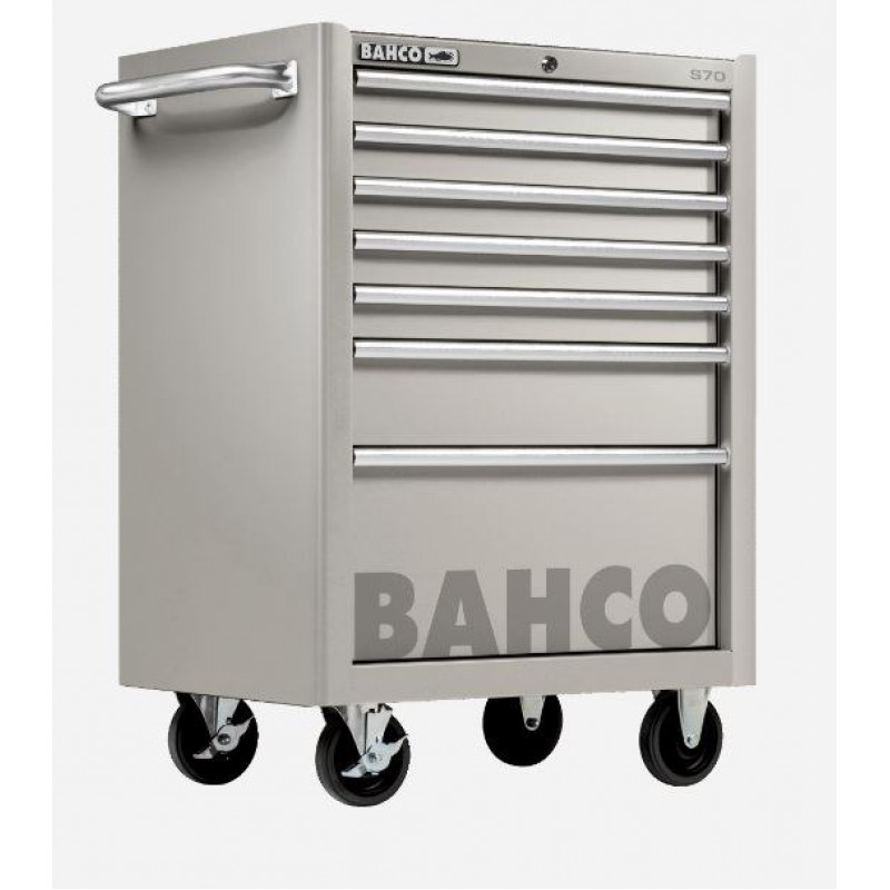 Візок для інструментів Bahco з 7 висувними ящиками з нержавіючої сталі [1470K7SS]