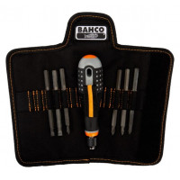 Викрутка з 6 змінними наконечниками ERGO серії BAHCO [BE-8571] для шліцьових, хрестових та гвинтів Pozidriv