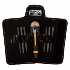 Отвертка с 6 сменными наконечниками ERGO серии BAHCO [BE-8571] для шлицевых, крестовых и винтов Pozidriv