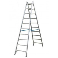 Двухсторонние стремянки 2x10 ступеней, STABILO PROFESSIONAL KRAUSE [124937]