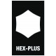Набор из 3 шт. шестигранных бит 1/4 HEX-Plus, Wera [05073344001] размеры 4/25 мм, 5/25 мм, 6/25 мм