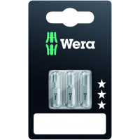 Набір із 3 шт. шестигранних біт 1/4 HEX-Plus, Wera [05073344001] розміри 4/25 мм, 5/25 мм, 6/25 мм