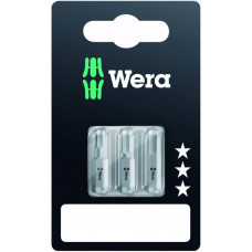 Набор из 3 шт. шестигранных бит 1/4 HEX-Plus, Wera [05073344001] размеры 4/25 мм, 5/25 мм, 6/25 мм