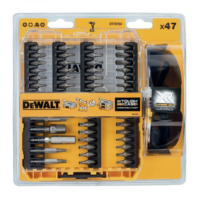 Набор DeWALT 47 предметов 1/4