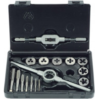 Набір мітчиків та плашок з ручками M3-M12 (16 шт.) ALPEN [0070800016100]