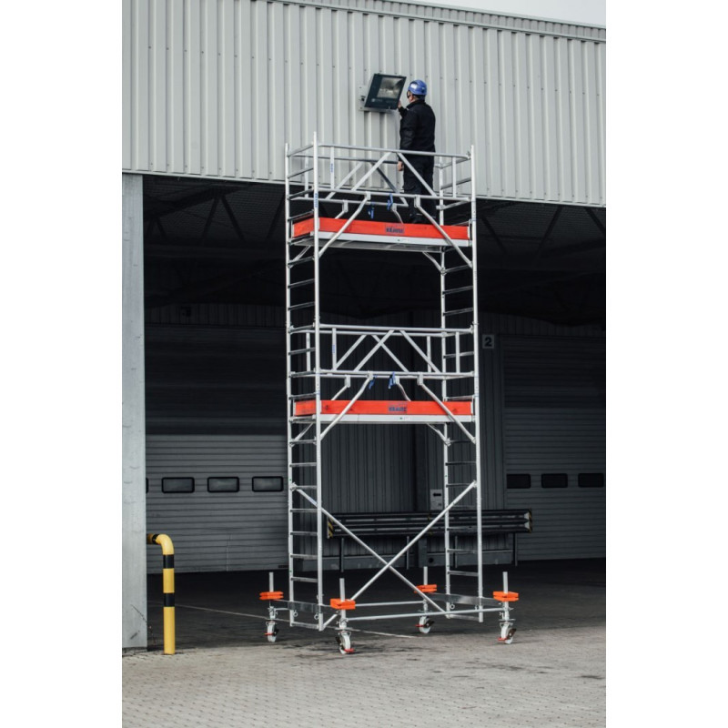 Мобильные леса серии 100, 2x0,75 м, рабочая высота 6,5 м, STABILO PROFESSIONAL KRAUSE [773036P]