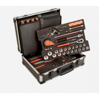 Алюминиевый ящик для инструментов с оборудованием, набор из 145 инструментов Bahco [4750ALC01FF1]