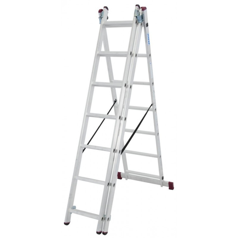 Многофункциональные стремянки CORDA 3x6 ступенек Krause [030368]