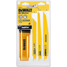 Набор из 6 различных штыковых пильных полотен для сабельных пил Dewalt [DT2444-QZ]