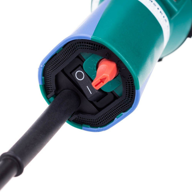 Зварювальний апарат для покрівельних мембран Herz RION 1600W + сопло + ролики + кейс