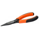 Плоскогубці з довгими напівкруглими губками 200 мм, багатокомпонентна ручка, Bahco [2430 G-200]
