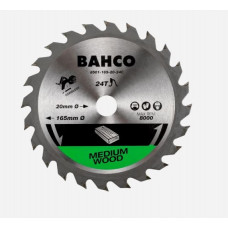 Дисковая пилка для резки древесины 190/30/1.6 мм, 24 зубца, средняя древесина, Bahco [8501-190-30-24C]