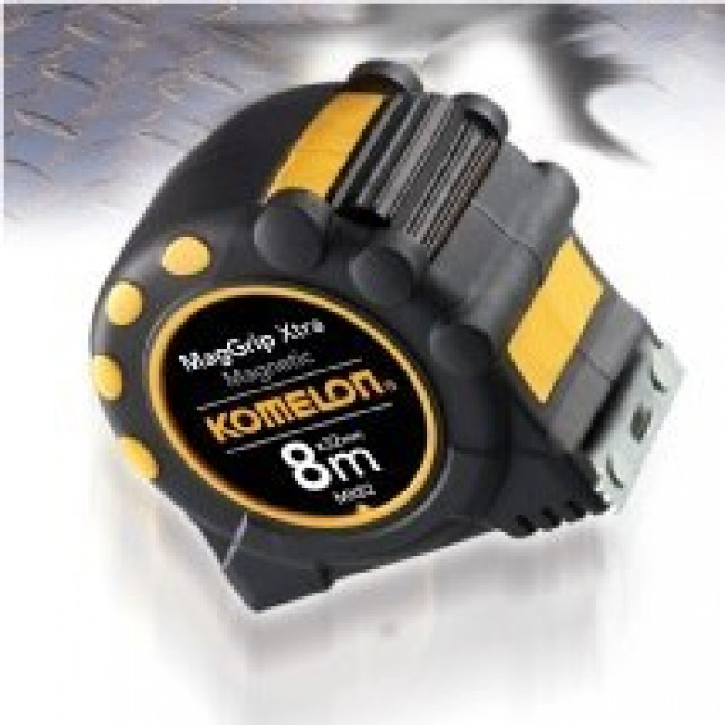 Рулетка Komelon 5 м [MD55], MagGrip Dublx, с магнитным крючком