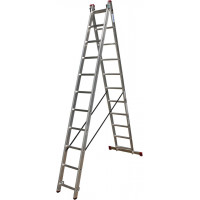 Алюминиевые двухсекционные стремянки 2x11 CORDA KRAUSE [030221]