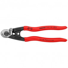 Ножницы KNIPEX для резки стальных канатов, кабелей, проволоки [95 61 190] 190 мм