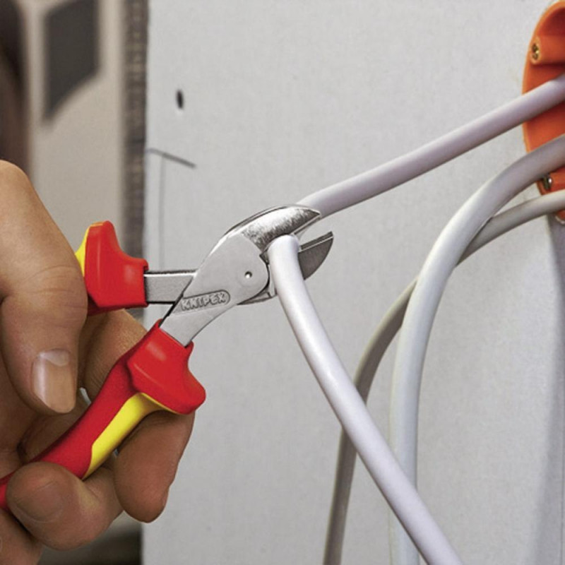 Посилені бокорізи X-Cut з ізоляцією VDE, для роботи під напругою до 1000 В, KNIPEX [73 06 160]