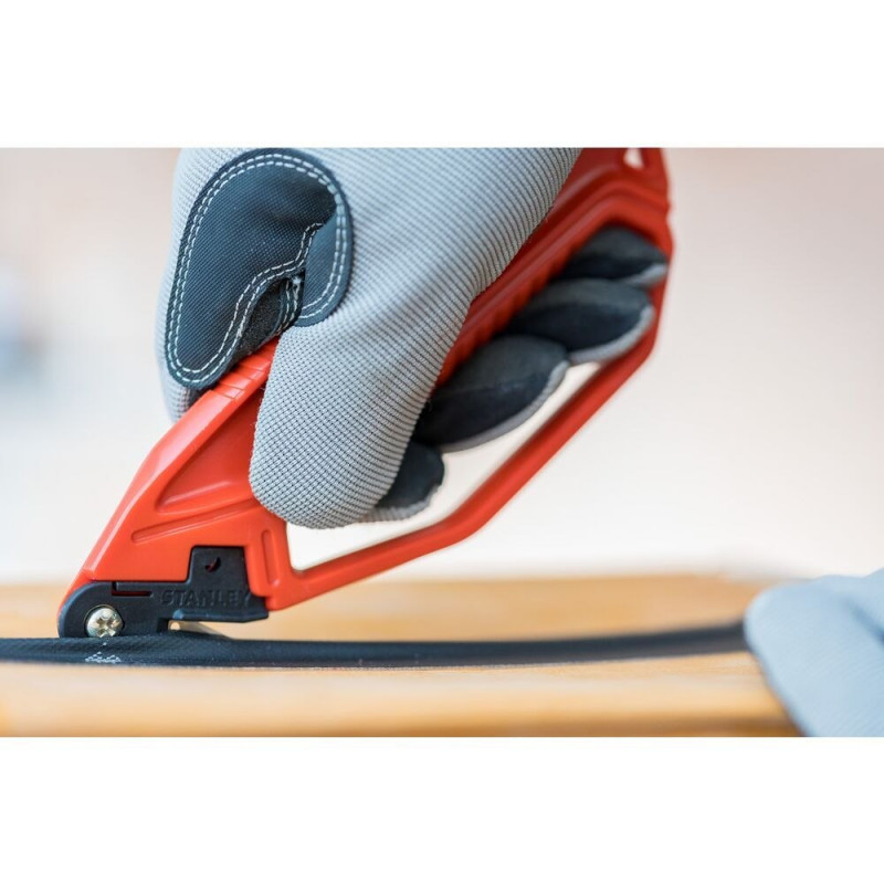 Stanley [0-10-244] односторонний безопасный нож для фольги и упаковочной ленты со сменным лезвием