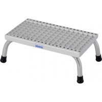 Промышленная рабочая платформа с 1 ступенькой из алюминиевой решетки, STABILO PROFESSIONAL KRAUSE [805317]