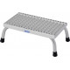 Промышленная рабочая платформа с 1 ступенькой из алюминиевой решетки, STABILO PROFESSIONAL KRAUSE [805317]