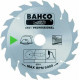 Дисковая пилка для резки древесины 170/30/2,6 мм, 18 зубцов, для грубой древесины, Bahco [8501-10]
