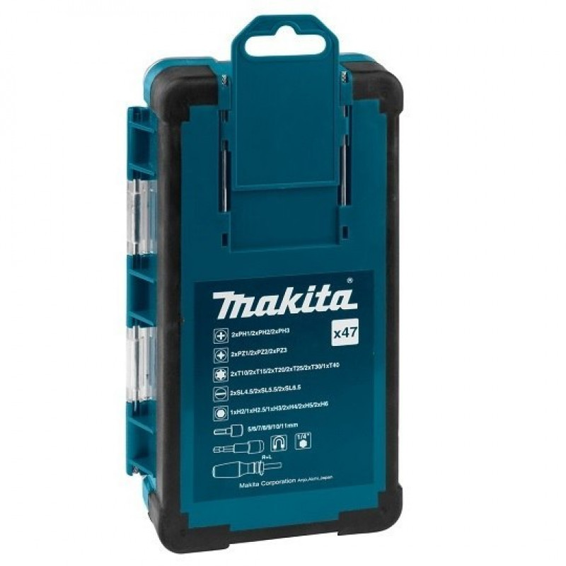 Набір викруток Makita, 47 наконечників, торців і тріскачок [B-36170]