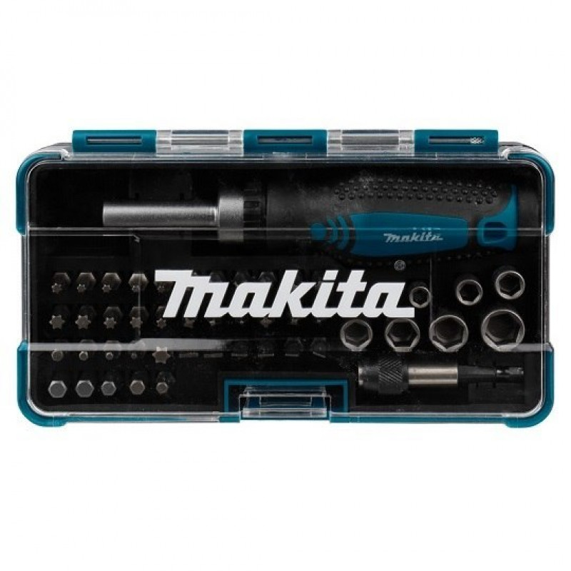 Набір викруток Makita, 47 наконечників, торців і тріскачок [B-36170]